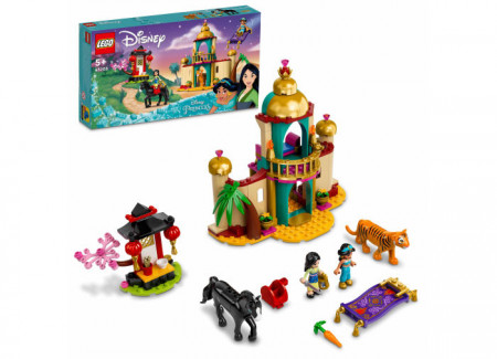 Set LEGO Disney - Aventura lui Jasmine si Mulan (43208)