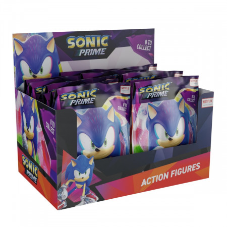 Sonic Prime - Figurina ascunsa articulata in folie