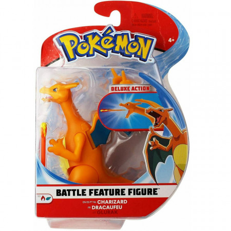 Figurina de actiune Pokemon, 11 cm, model Charizard
