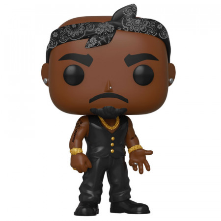 Figurina Funko Pop! Rocks: 2 Pac - Tupac Shakur, 9 cm