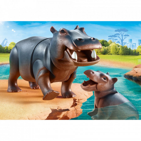 Playmobil - Hipopotam Cu Pui