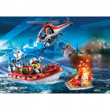 Playmobil - Misiunea De Salvare A Pompierilor