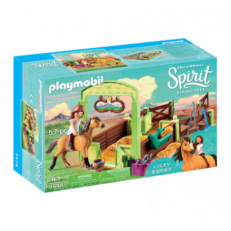 Playmobil - Spatiu Ingrijire Cai - Lucky & Spirit