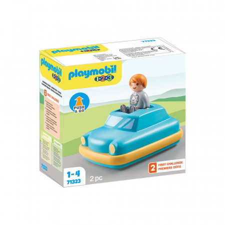 Set de joaca Playmobil 1.2.3 Masinuta Apasa Si Merge