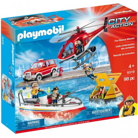 Set de joaca Playmobil, Misiunea De Salvare A Pompierilor