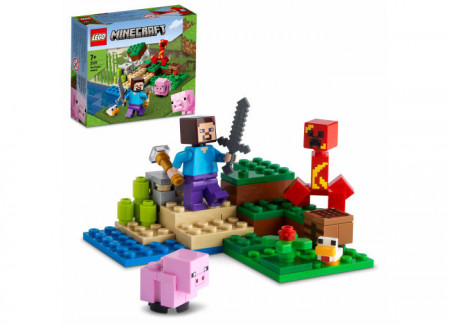 Set LEGO Minecraft - Ambuscada Creeper-ului (21177)
