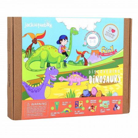 Jack In The Box - Kit Creatie 6-In-1 Descopera Dinozaurii