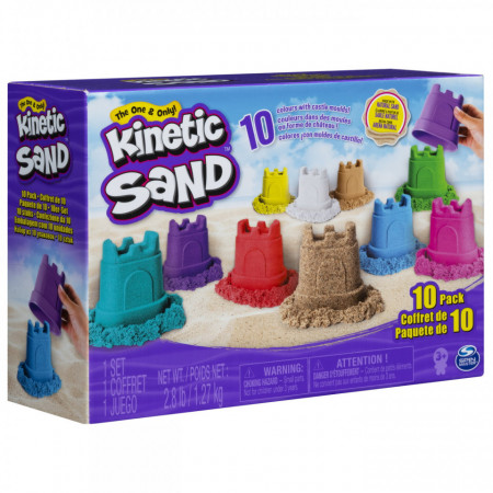Kinetic Sand Set 10 Culori