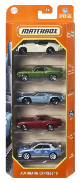 Matchbox Set 5 Masinute Metalice Autobahn Express Ii Scara 1:64