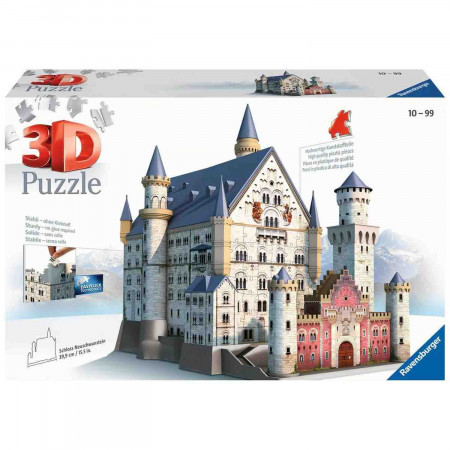Puzzle 3D Castelul Neuschwanstein, 216 Piese