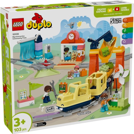 Set Jucarii LEGO DUPLO® - Tren comunitar interactiv (10428)