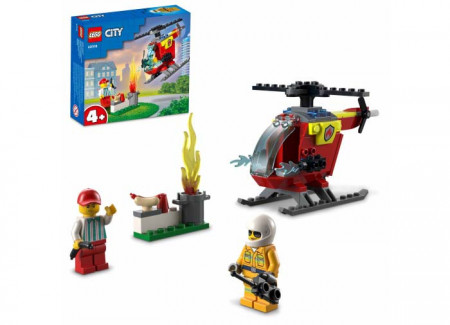 Set LEGO City - Elicopterul de pompieri (60318)