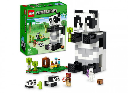 Set LEGO Minecraft - Adapostul ursilor panda (21245)