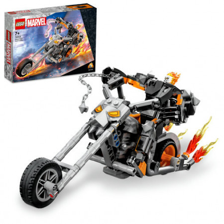 Set LEGO Super Heroes - Robot si motocicleta Ghost Rider (76245)