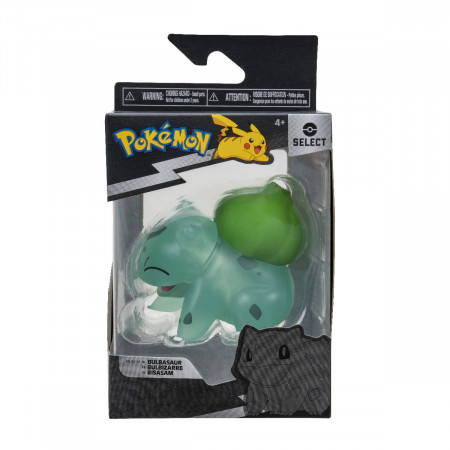 Figurina de actiune, Pokemon, 7.5cm, Bulbasaur Translucent