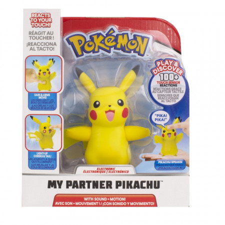 Figurina deluxe Pokemon, model Pikachu, 11 cm