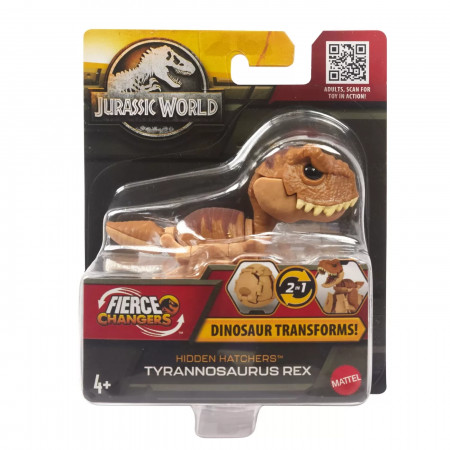 Jurassic World Fierce Changers Hidden Hatchers Dinozaur Transformabil Tyrannosaurus Rex