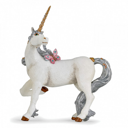 Papo Figurina Unicornul Argintiu