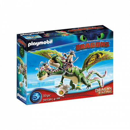 Playmobil - Dragons Cursa Dragonilor: Raffnut Si Tuffnut Cu Barf Si Belch