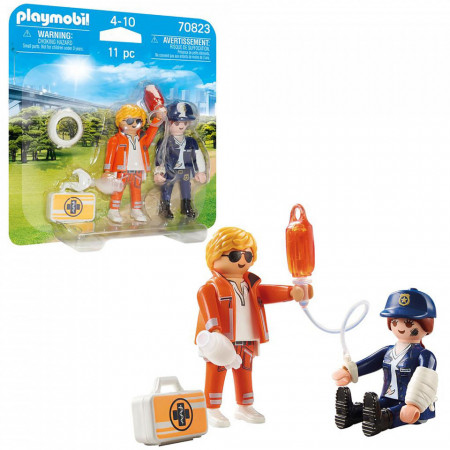 Playmobil - Set 2 Figurine - Doctor Si Politist