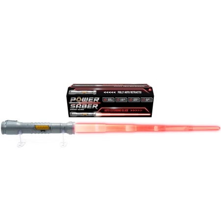Power Saber - Sabie interactiva de jucarie, rosu