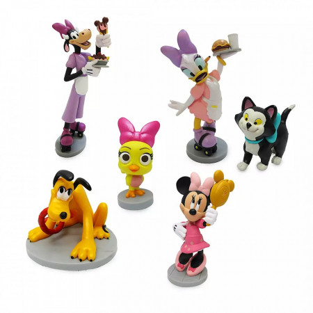 Set 6 figurine Minnie Mouse