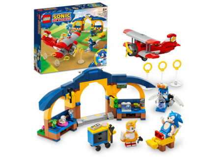 Set LEGO Sonic the Hedgehog - Atelierul lui Tails si avion Tornado (76991)