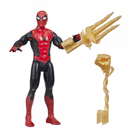 Spider-Man Mystery Webgear Figurina Spider-Man In Costum Rosu Si Negru 15Cm