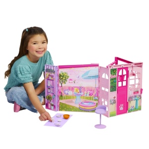 Barbie Dream Land Casuta De Vacanta Cu Accesorii - Img 4