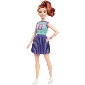Barbie Fashionistas Papusa Barbie Roscata Majoreta - Img 3