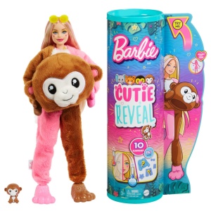 Barbie Papusa Barbie Cutie Reveal Maimutica - Img 2