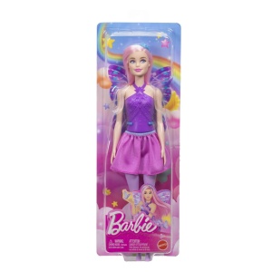 Barbie Papusa Barbie Zana Cu Par Roz Si Tinuta In 2 Culori