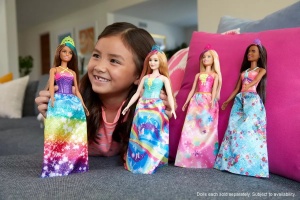 Barbie Papusa Printesa Dreamtopia Cu Coronita Albastra - Img 5