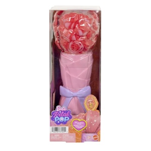 Barbie Petal Pop Set Papusa Barbie Trandafir Rosu Si Accesorii