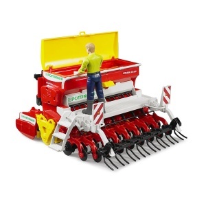 Bruder - Accesorii - Grapa Cu Semanatoare Pottinger Vitasem 302 Add - Img 2