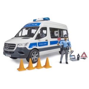 Bruder duba de politie Mercedes Benz cu politist - Img 4