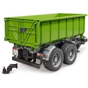 Bruder - Remorca Cu Container Pentru Tractoare