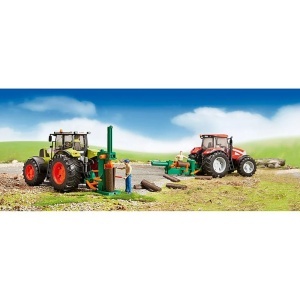 Bruder - Set Forestier Cu Muncitor Si Accesorii - Img 4