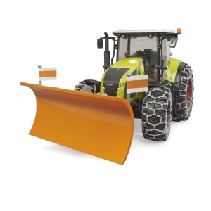 Bruder Tractor Claas Axion 950 cu lanturi de zapada si lama de plug - Img 2