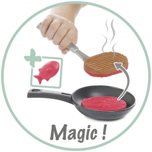 Bucatarie Smoby Cherry Kitchen cu 25 accesorii - Img 4
