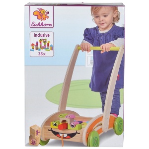 Carucior Eichhorn Activity Walker cu 35 cuburi - Img 6