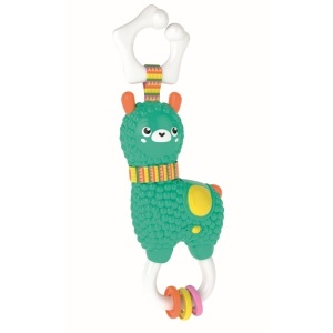 Clementoni - Zornaitoare interactiva alpaca cu lumini si sunete ce contribuie la dezvoltarea multisenzoriala - Img 2