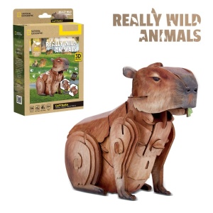 Cubic Fun - National Geographic Animale Salbatice Puzzle 3D Capibara 56 piese