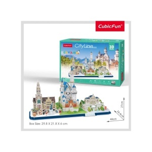 Cubic Fun - Puzzle 3D Bavaria 178 Piese - Img 8