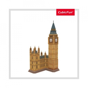 Cubic Fun - Puzzle 3D+Brosura-Big Ben 94 Piese - Img 5