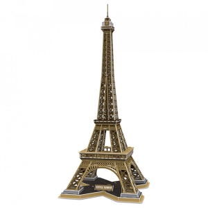 Cubic Fun - Puzzle 3D+Brosuri Paris 80 piese - Img 5