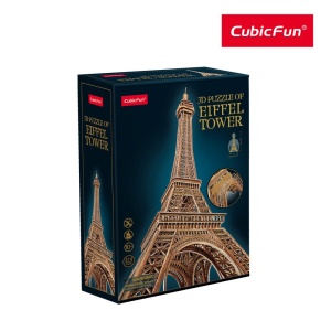 Cubic Fun - Puzzle 3D turnul Eiffel nivel complex 314 piese - Img 3