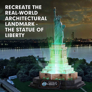 CUBICFUN - PUZZLE 3D STATUIA LIBERTATII EDITIE LUMINOASA 79 PIESE - Img 2