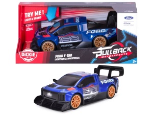 Dickie Toys Pull Back Motorsports Masina Ford F 150 Lightning Supertruck Cu Lumini Si Sunete 28Cm - Img 3