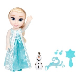 Disney Frozen - Papusa Elsa cu functii, 38 cm - Img 3